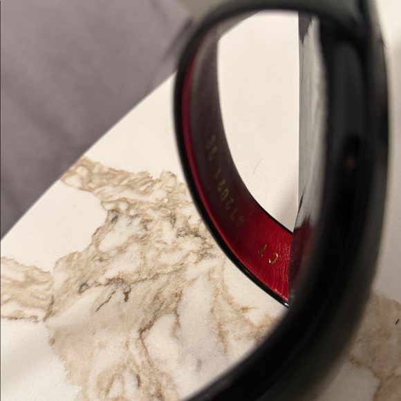 Saint Laurent Patent Leather High Heel Sandals Size 38 - Picture 7 of 9